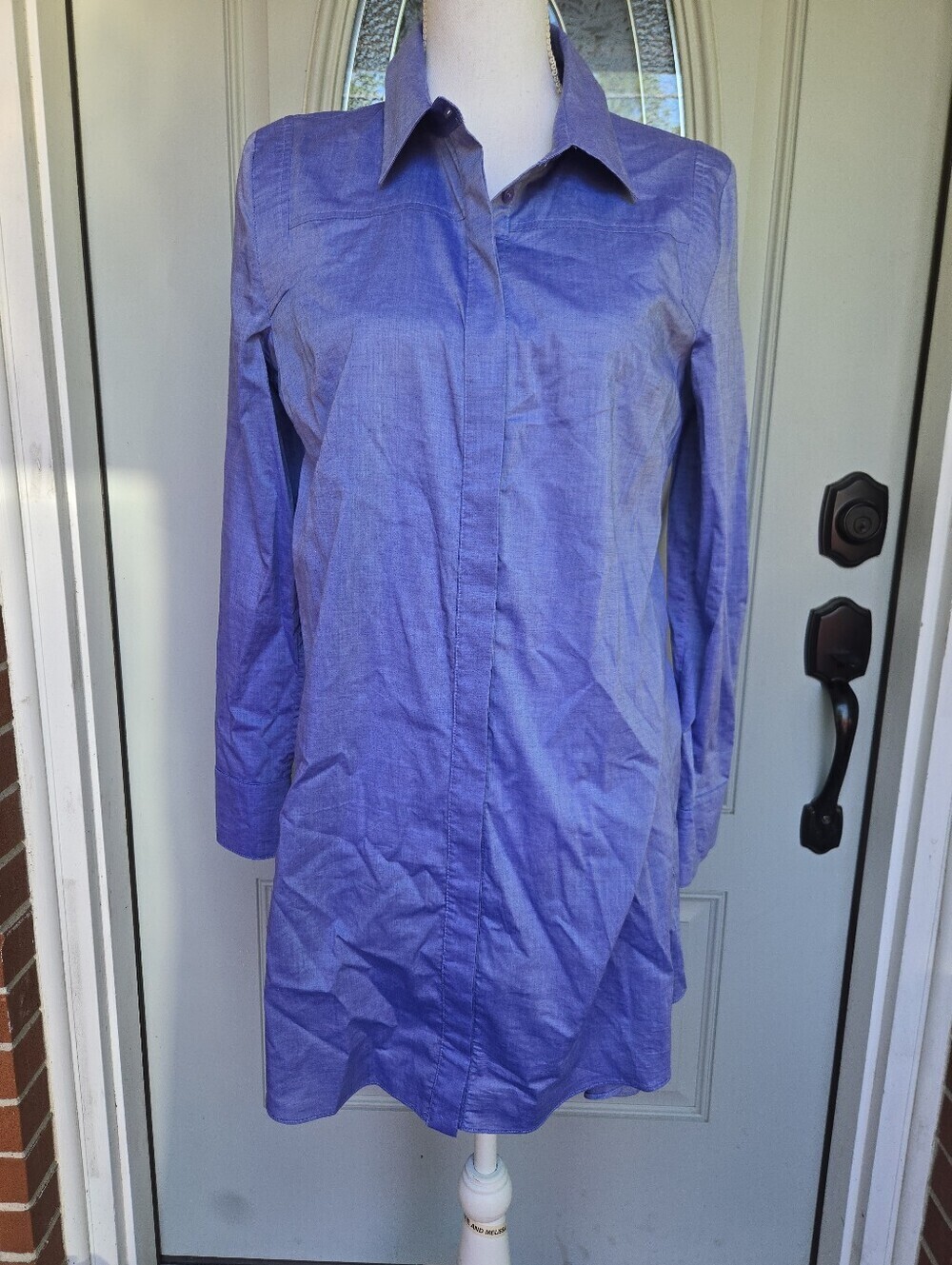 Milly Denim Button Down Dress